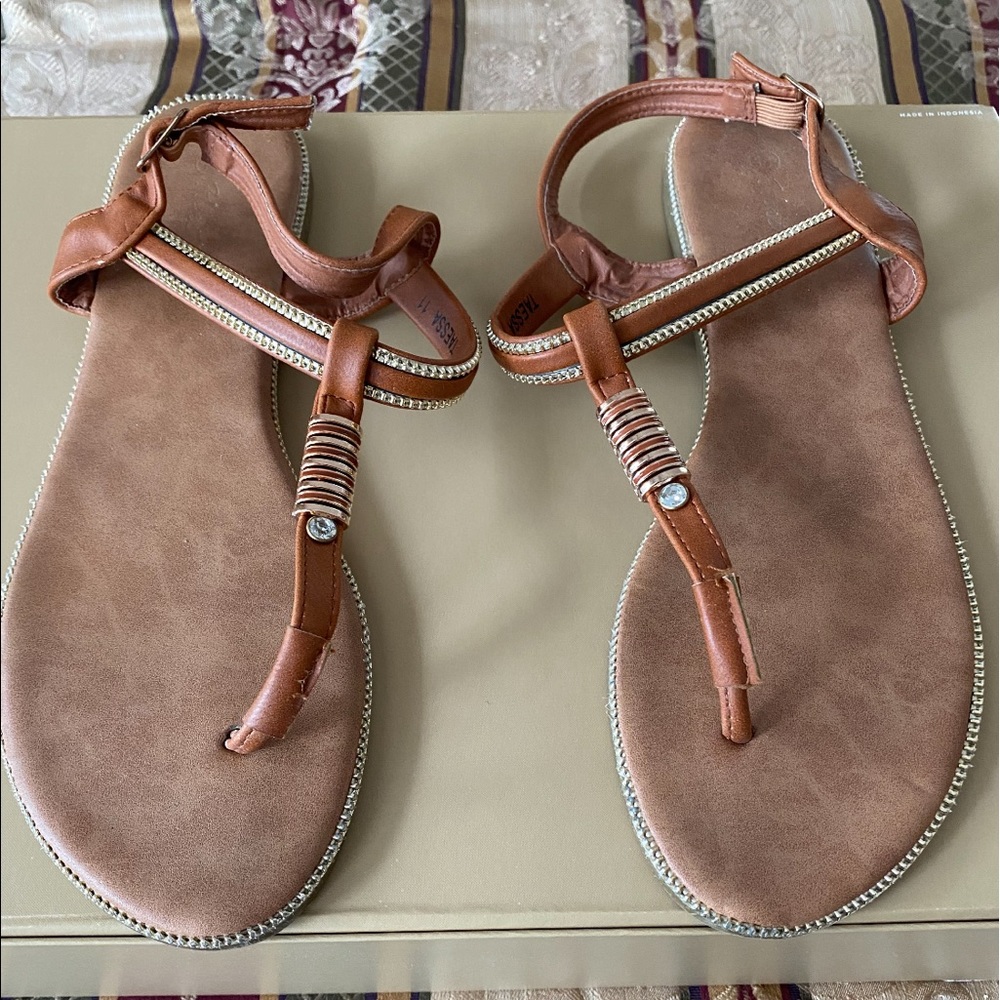 Brown sandals